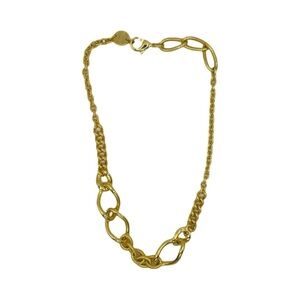 1AR by UnoAerre Gold Plated Brass Necklace  New Without Tags